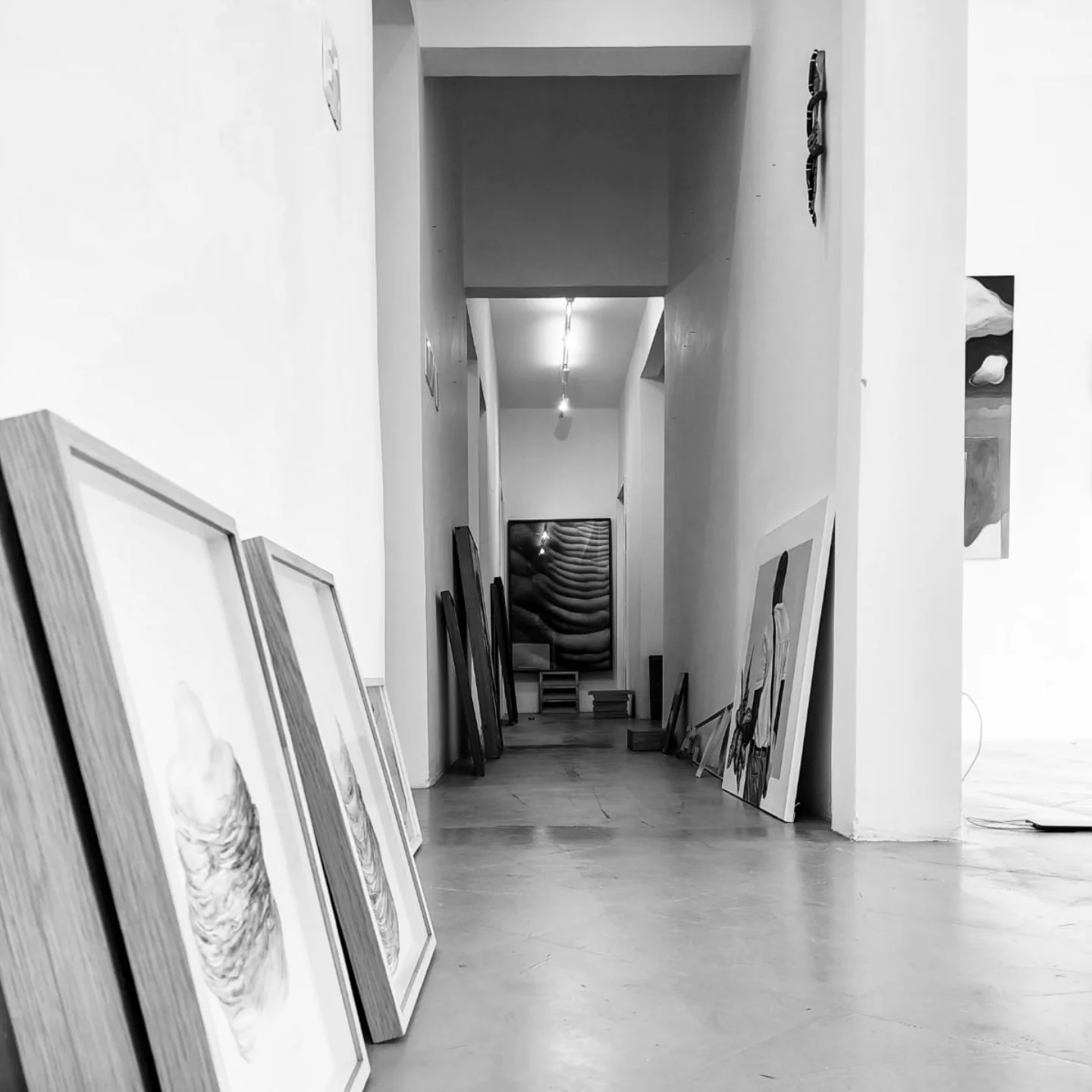 Montagem da exposição. Foto: Carolina Koff.